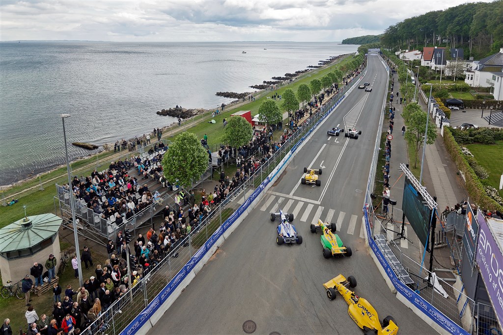 Classic Race Aarhus har ikke bare samlet det største Formel 1-felt i Danmark nogensinde, men får også besøg af Danmarks aktuelle Formel 1-stjerne Kevin Magnussen
(Foto: Morten Alstrup)